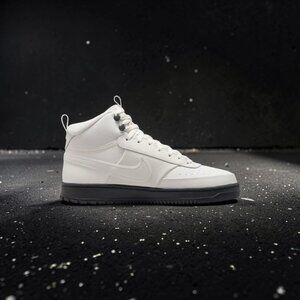 Nike Court Vision Mid Men's Winterized Shoes in White - Size M11W12.5 - Unisex